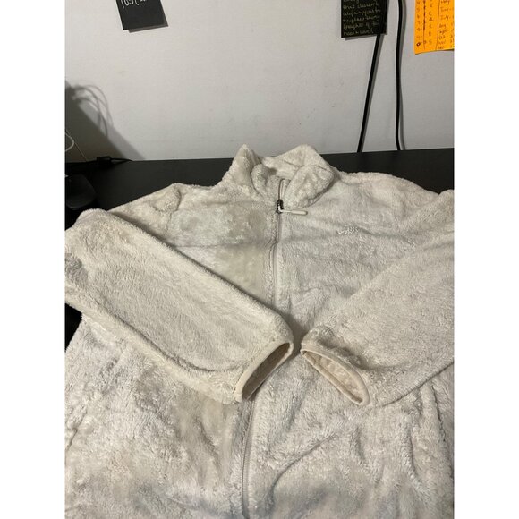 THE NORTH FACE Women Fleece Osito Jacket Off White Cream size Large - Picture 10 of 16
